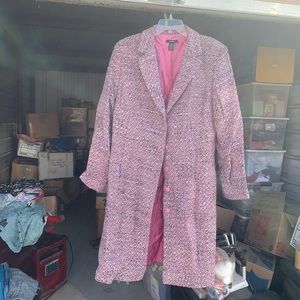 Alfani Long Dress Coat Jacket size 14